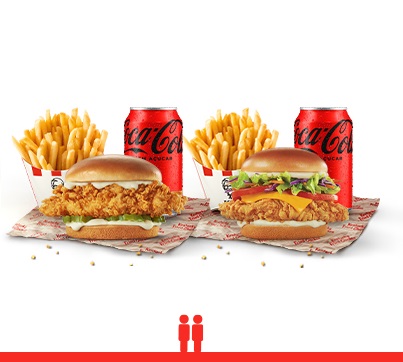 2 Sanduiches Premium + 2 Batatas + 2 Refri lata 2 Sanduiches Premium + 2 Batatas + 2 Refri lata