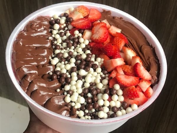 Monte seu açaí na marmita de isopor 500 ml + 5 adicionais gratis Monte seu açaí na marmita de isopor 500 ml + 5 adicionais gratis